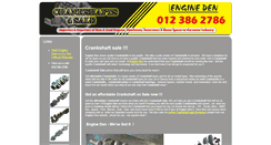 Desktop Screenshot of crankshaftsale.co.za