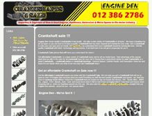 Tablet Screenshot of crankshaftsale.co.za